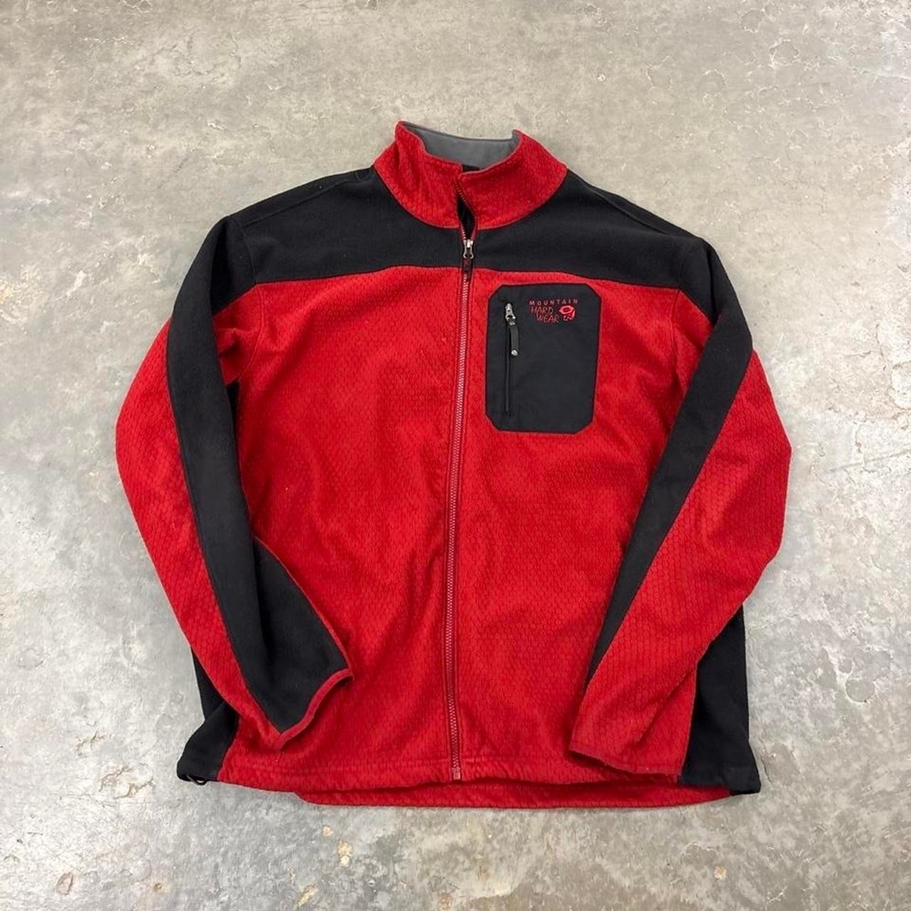 Vintage Mountain Hardwear Red and Black Zip Up Jacket 2xl